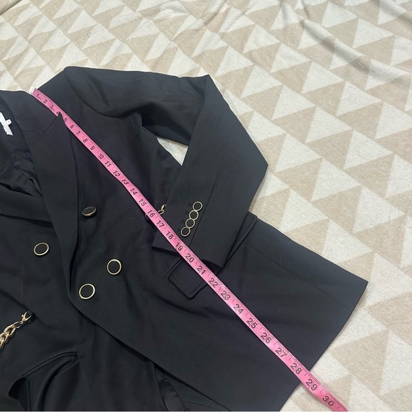 Tanya Taylor Michelle blazer jacket with chain - Picture 4 of 5